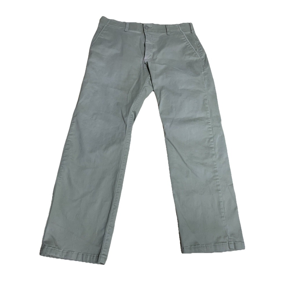 Lee Pants Mens Size 34x30 Extreme Comfort Straigh Fit Khaki Performance Series